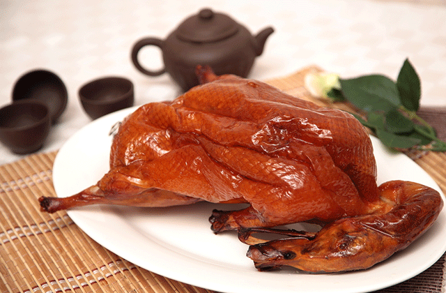 果木炭烤鸭